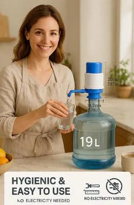 Portable Bottled Water Pump Plastic Manual Hand Press Drinking Water Dispenser Hand Press Water Pump