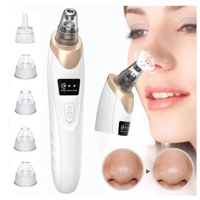 5-in-1 Electric Rechargeable Blackhead Remover – Deep Pore Cleansing & Skin Care Device