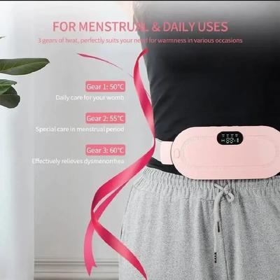 Electric Period Cramp Heating Belt – Adjustable, Portable & Pain-Relieving