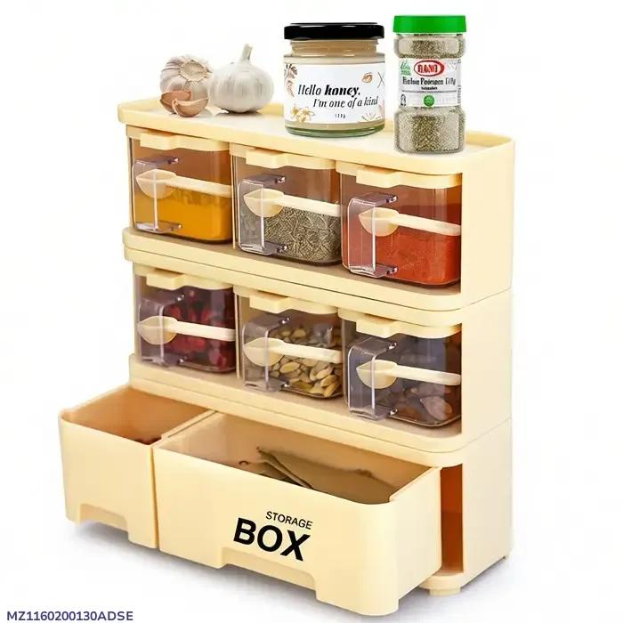 Spices Rack Organizer – Compact Kitchen Storage Stand