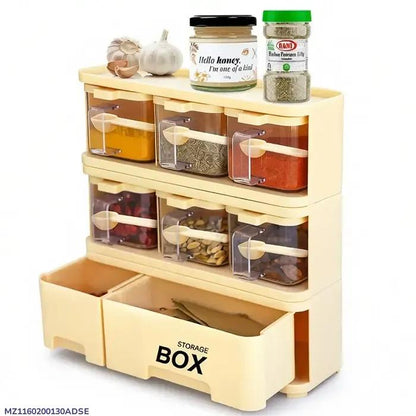 Spices Rack Organizer – Compact Kitchen Storage Stand