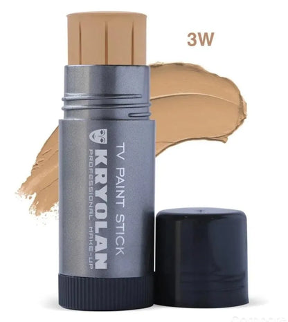 Kryolan TV Paint Stick – Professional High-Coverage Cream Makeup for Face & Body