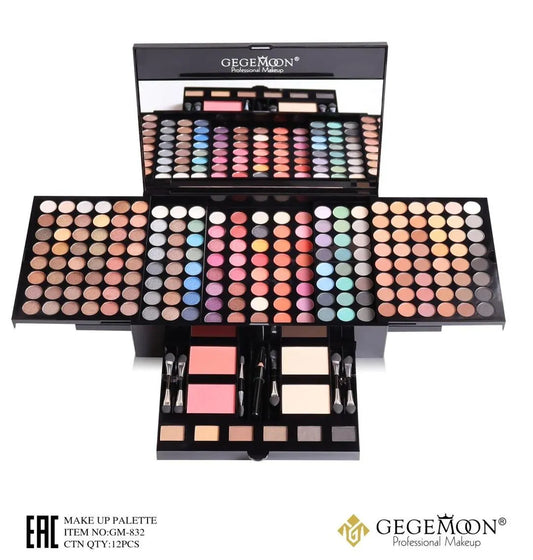 Gegemoon Blockbuster Makeup Palette | 184 Colors Eyeshadow & Full Face Kit