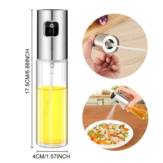 100ml Oil Spray Bottle | Refillable Cooking Oil Sprayer | Kitchen Essential