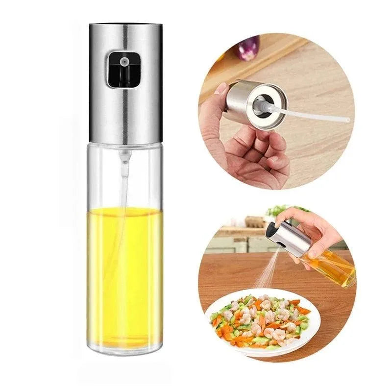 100ml Oil Spray Bottle | Refillable Cooking Oil Sprayer | Kitchen Essential