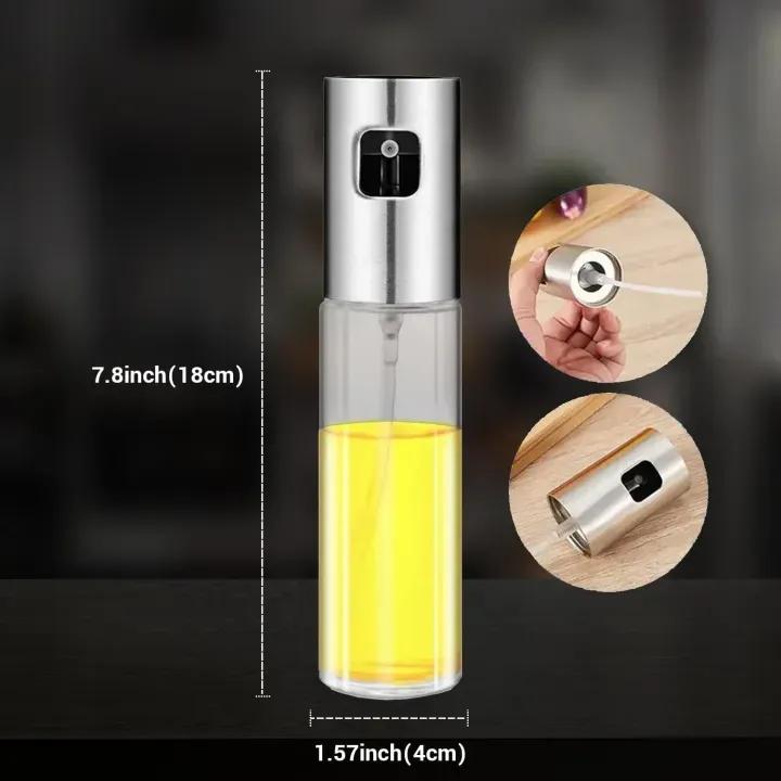 100ml Oil Spray Bottle | Refillable Cooking Oil Sprayer | Kitchen Essential