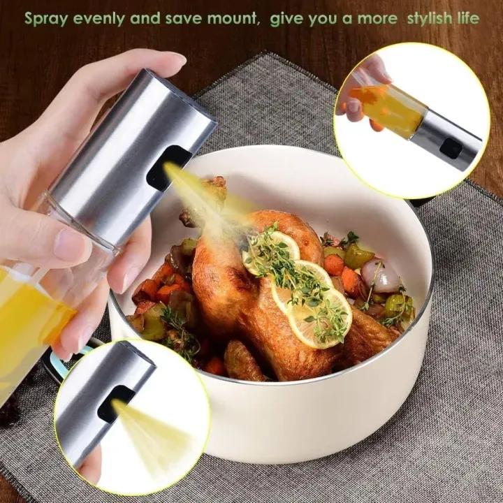 100ml Oil Spray Bottle | Refillable Cooking Oil Sprayer | Kitchen Essential