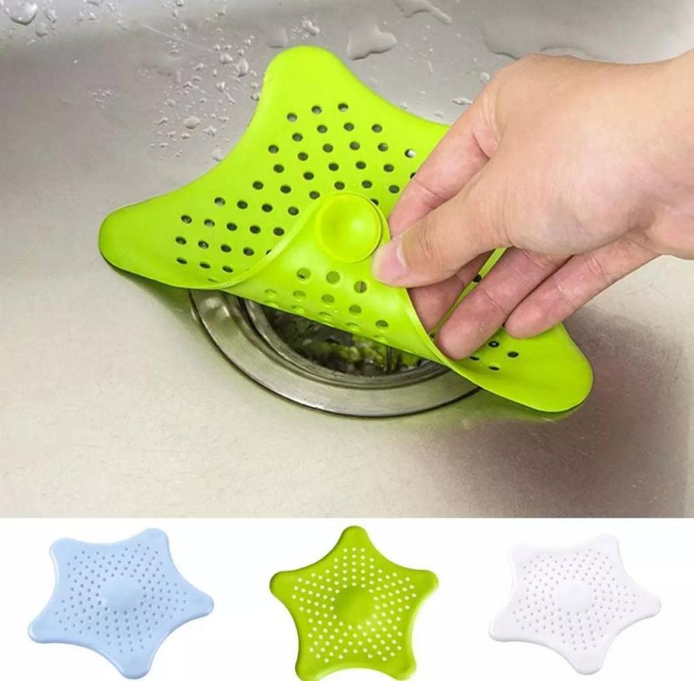 Silicone Drain Sink Stopper Strainer, Pack of 3
