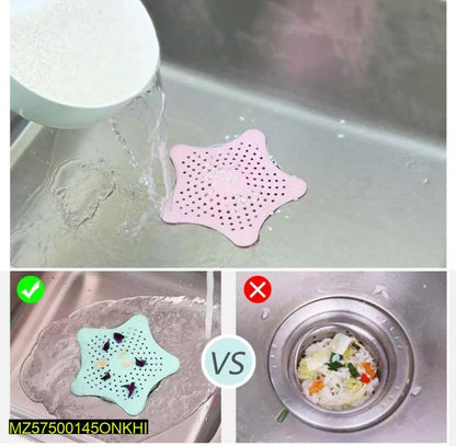 Silicone Drain Sink Stopper Strainer, Pack of 3