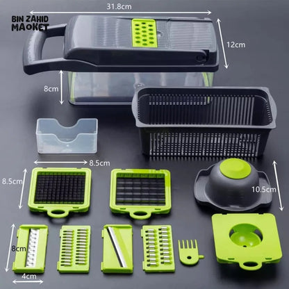 5 In 1 Manual Vegetable Slicer Cutter